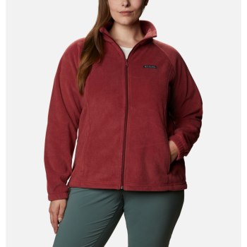 Columbia Jas Dames, Benton Springs Full Zip Plus Size Rood, 17SPUWHYE